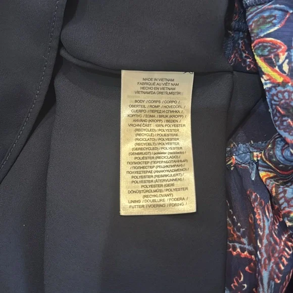 Ralph Lauren Sz 12 Blue Floral Dress - Picture 7 of 7